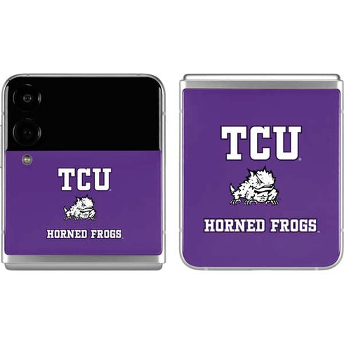 Texas Christian University Mascot Galaxy Z Flip4 5G Skin